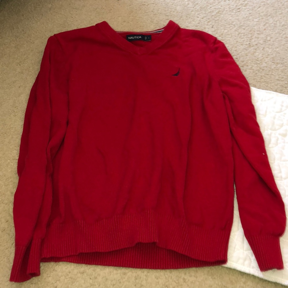Nautica Red Sweater shirt